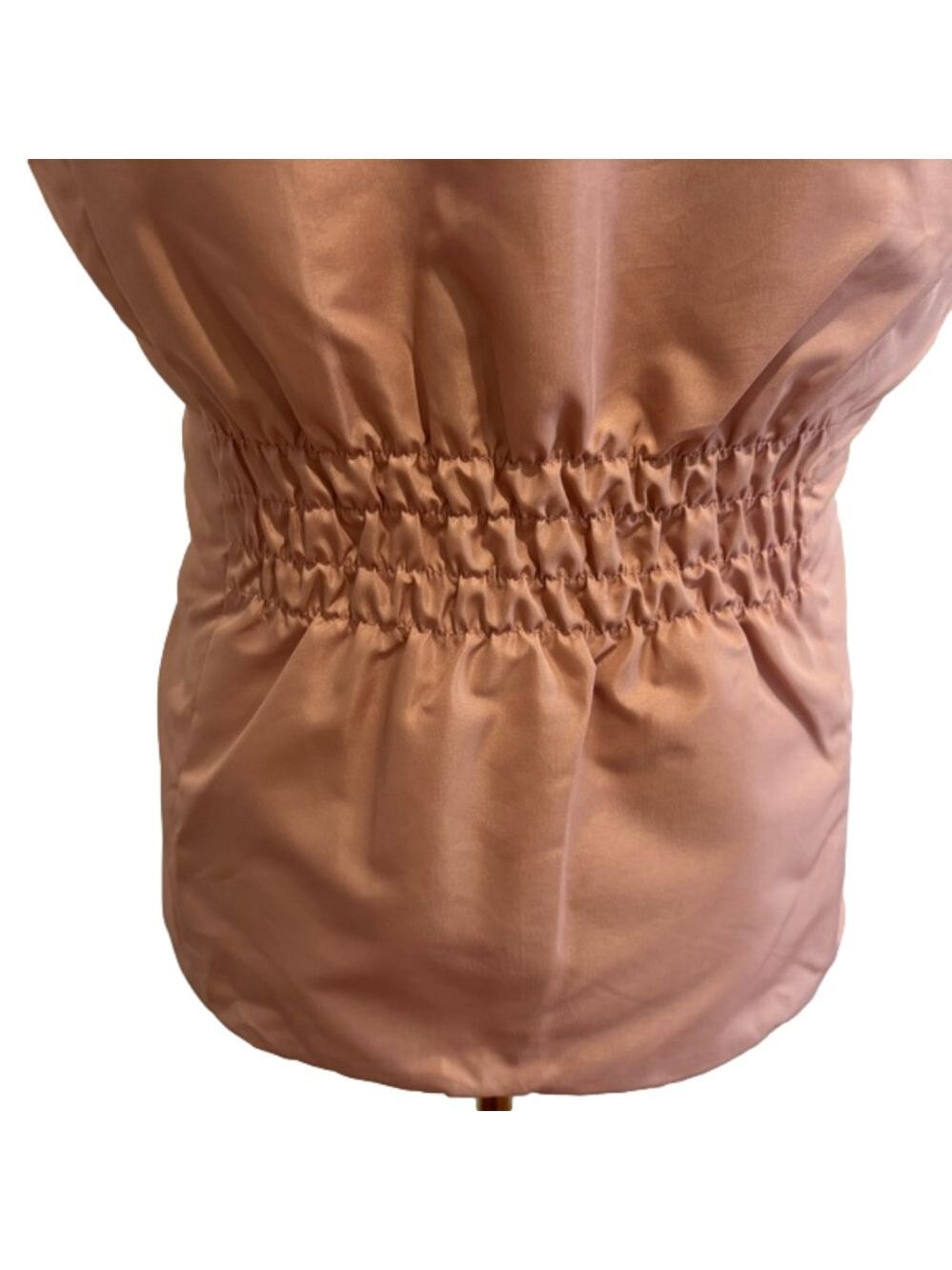 Y2K BLUSH PINK MOBWIFE FAUX FUR RIBBED FITTED REVERSIBLE VEST LIZ CLAIBORNE LP - Picture 16 of 17